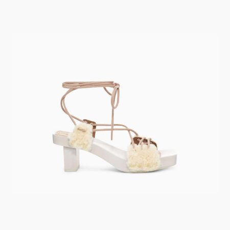 UGG Eckhaus Latta Pilar Beige Sandals for Women (LOVT61037)